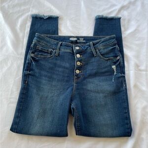 Old Navy - Rockstar Super Skinny High Rise Blue Jeans